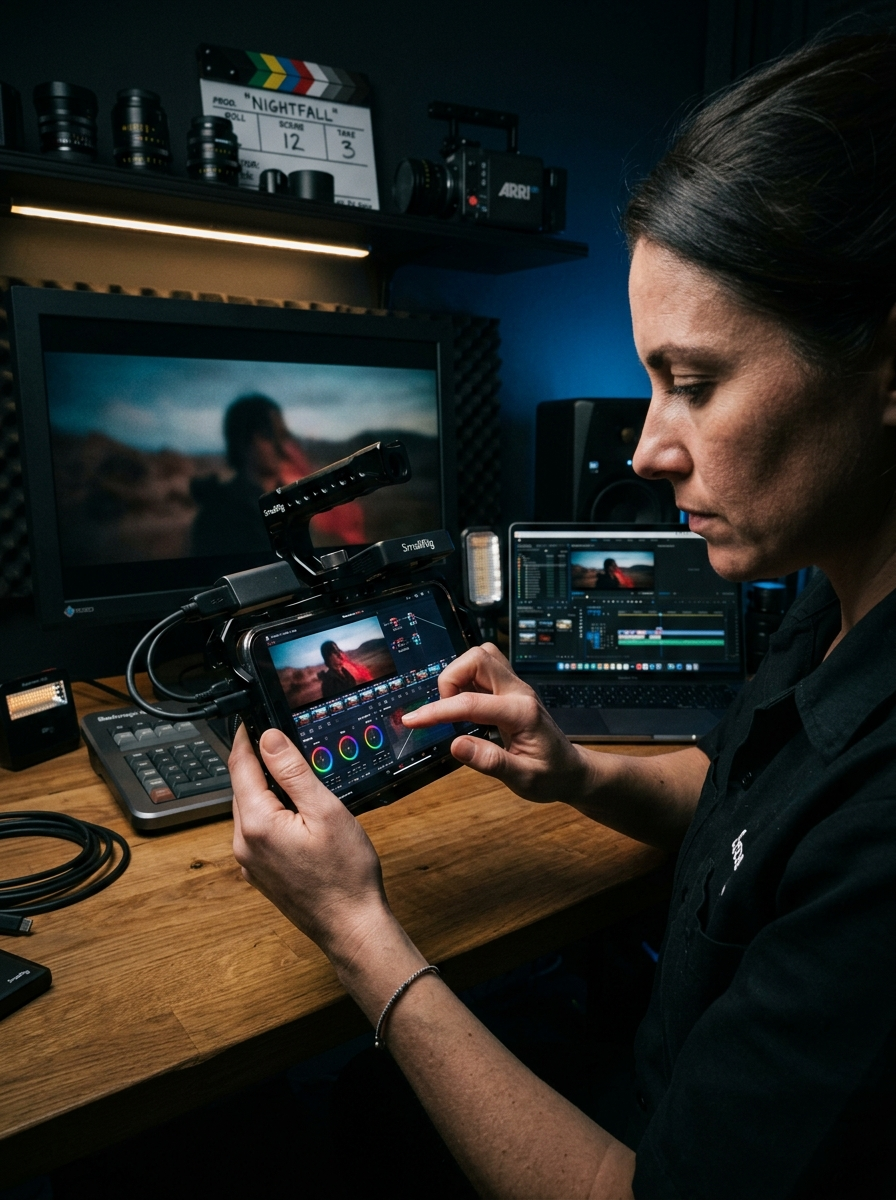 Editing large video project on phone
